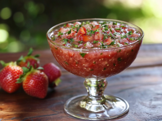 Juicy Strawberry Mignonette Recipe
