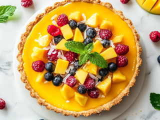 Mango Curd Tart Recipe