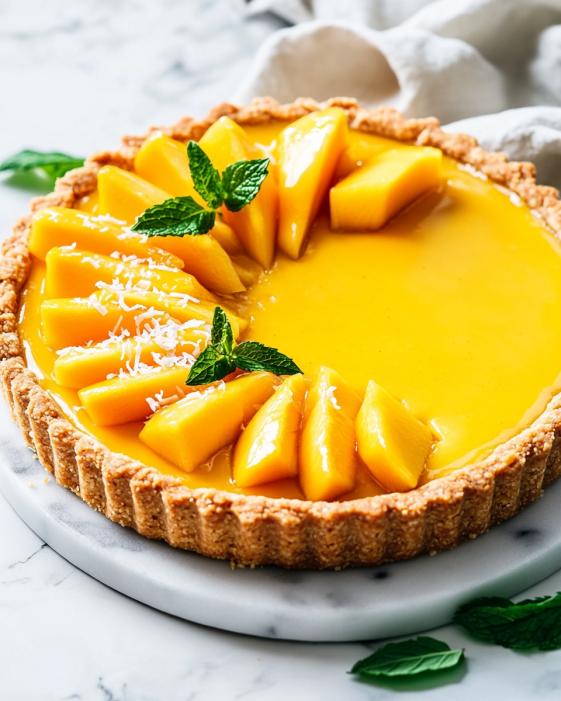Mango Curd Tart