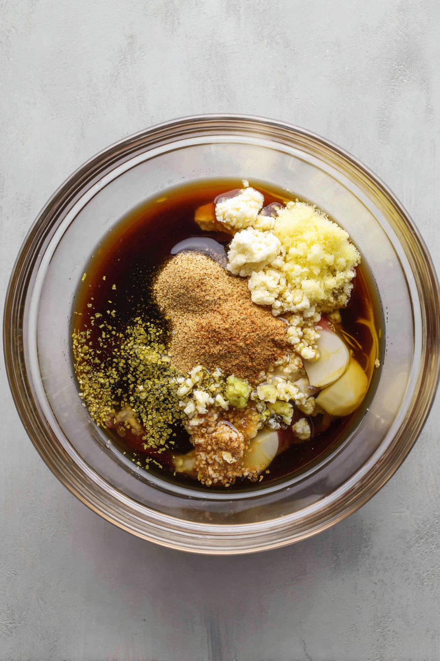 Marinate the beef: In a mixing bowl, combine soy sauce, sugar, minced garlic, grated ginger, and black pepper. Place the beef short ribs in the marinade, making sure they are well coated. Cover the bowl and refrigerate for at least 1 hour, or preferably overnight, to allow the flavors to penetrate the meat.