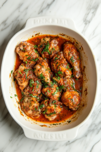 Marinating Chicken Thighs and Drumsticks in Saffron Honey Marinade