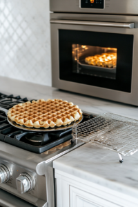 Preheat Waffle Maker and oven