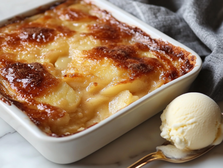 Apple Cobbler Recipe is ready to serve
