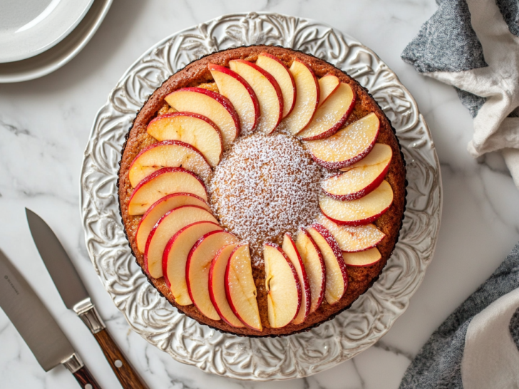 Apple-Rum Spice Cake Recipe