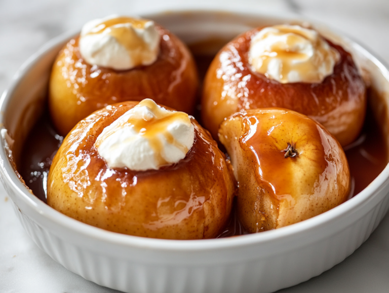 Baked Apples recipe is ready to serve