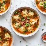 Dumpling Soup is ready to serve