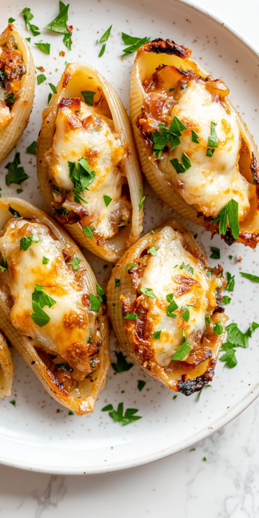 French Onion Stuffed Shells Recipe