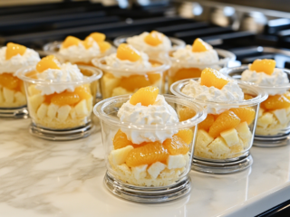 Halloween Candy Corn Parfaits is ready