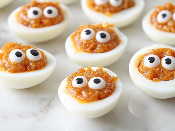 Halloween Deviled Egg Eyeballs Recipe