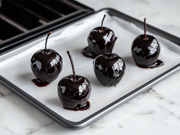 Halloween Poison Toffee Apples Recipe