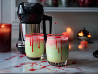 Halloween Vampire Punch (with Red Juice) Recipe is ready to serve