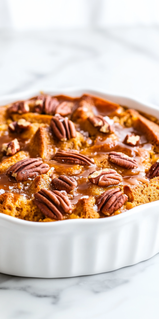 Pumpkin Bread Pudding Recipe