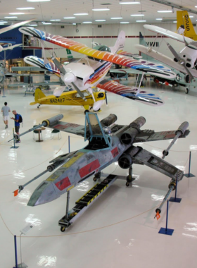 X_Wing_Model.jpg A detailed image of an X-Wing model, showcasing its intricate design and craftsmanship. The photo captures the essence of the iconic spacecraft from the Star Wars franchise, appealing to fans and collectors alike.