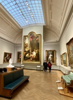 Freedom Trail A pathway along the Freedom Trail in Boston, marked by a red brick line guiding visitors to historical sites. The Freedom Trail is a significant route connecting 16 important landmarks in American history.