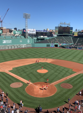Boston Common A scenic view of Boston Common, America’s oldest public park, with lush green lawns, walking paths, and historic monuments. Boston Common serves as a popular gathering space for locals and visitors.