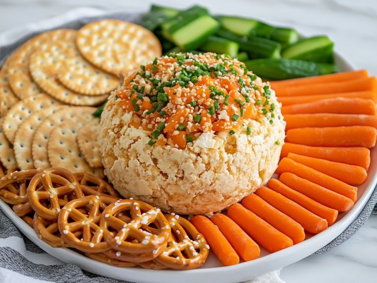 Classic Cheese Ball With Spiced Pecans Recipe