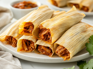 Red Chili Pork Tamales recipe