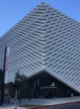The Broad Museum in Los Angeles, known for its modern architecture and impressive collection of contemporary art.&rdquo;