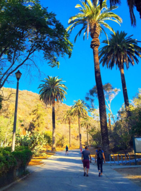 &ldquo;Entrance to Runyon Canyon Park in Los Angeles, featuring a scenic trailhead known for its hiking paths and city views.&rdquo;