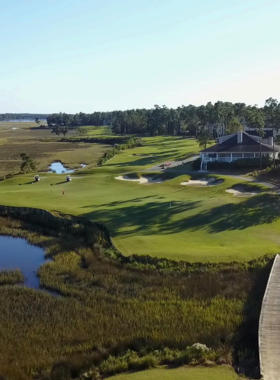 WonderWorks_Myrtle_Beach_Exterior The iconic upside-down WonderWorks building in Myrtle Beach, with its striking architecture featuring the roof facing the ground. The building is known for its interactive science exhibits and entertainment for all ages.