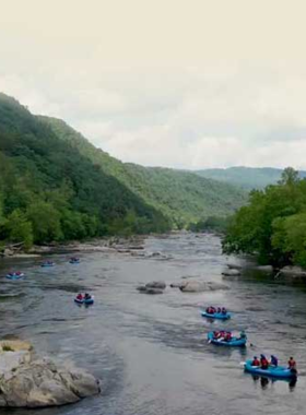 Asheville’s South Slope District "This image shows the South Slope District in Asheville, filled with breweries, art galleries, and lively street scenes."