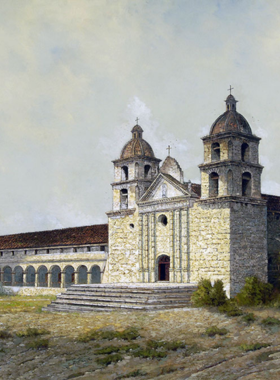 old-mission-santa-barbara-history This image shows that the Old Mission in Santa Barbara is a historical site where visitors can learn about its Spanish colonial architecture and explore the rich cultural heritage of the area.