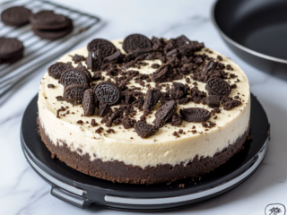 Oreo Chocolate Cheesecake is ready
