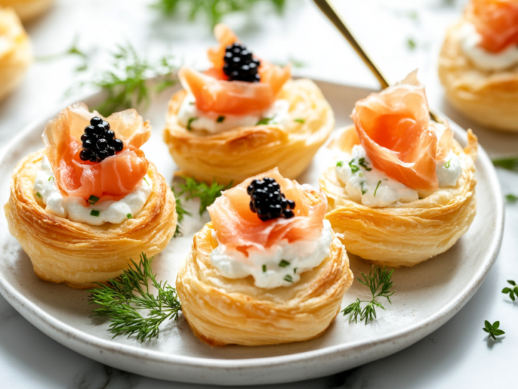 Smoked Salmon, Caviar, And Prosciutto Recipe