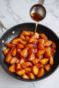 Stir in cider vinegar and cool mixture.