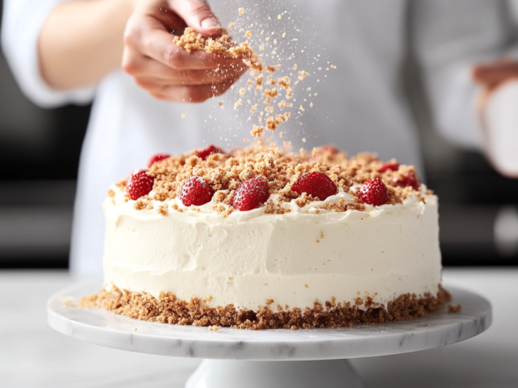 Valentine’s Day Strawberry Crunch Cake: A Perfect Match