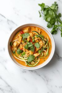 Keto Thai Curry Chicken Soup: A Low-Carb, High-Flavor Bowl of Goodness