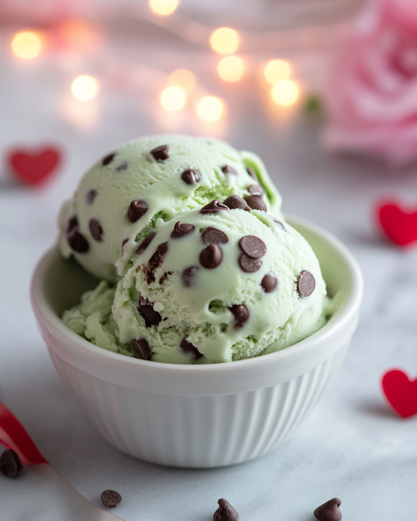 Mint Chocolate Chip Ice Cream