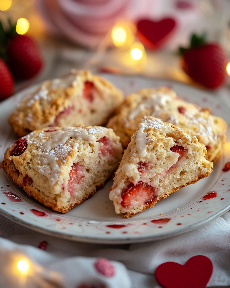 Strawberry Scones