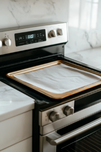 preheating-oven-keto-french-onion-soup