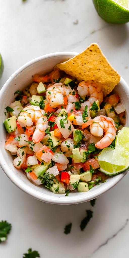 Shrimp Ceviche Recipe is ready to serve