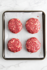 Forming the Patties on a Tray