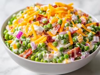 Low-Carb Pea Salad Recipe