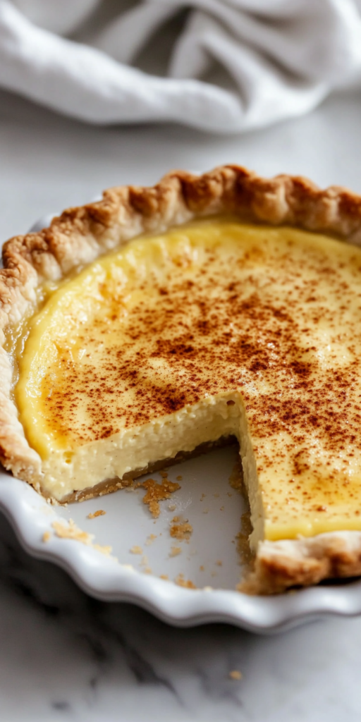 Old Fashioned Vegan Custard Pie Recipe