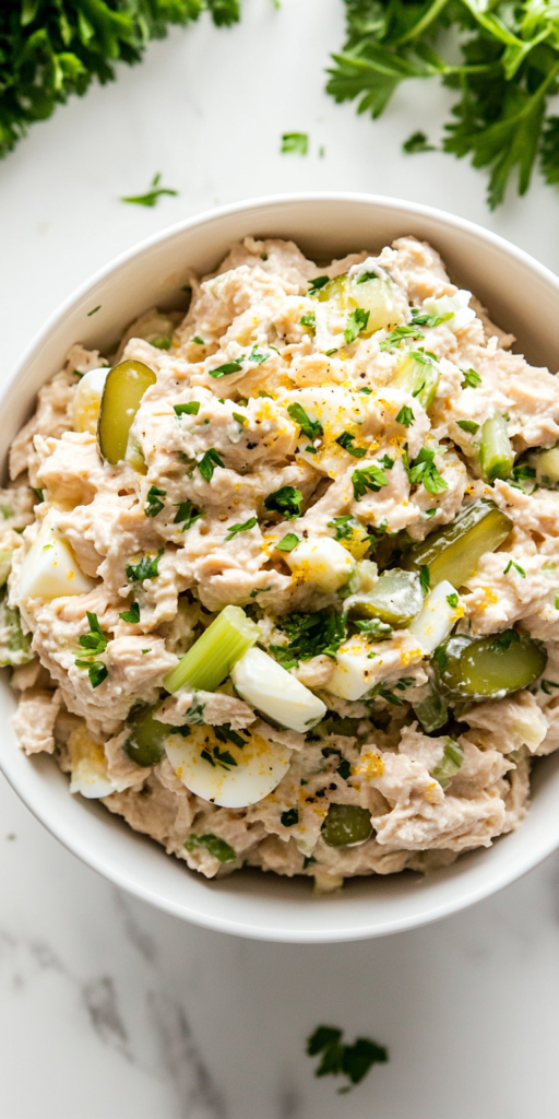 Tuna Salad With Chopped Eggs Recipe