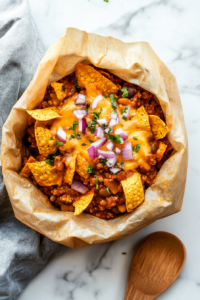 frito pie recipe is ready to serve