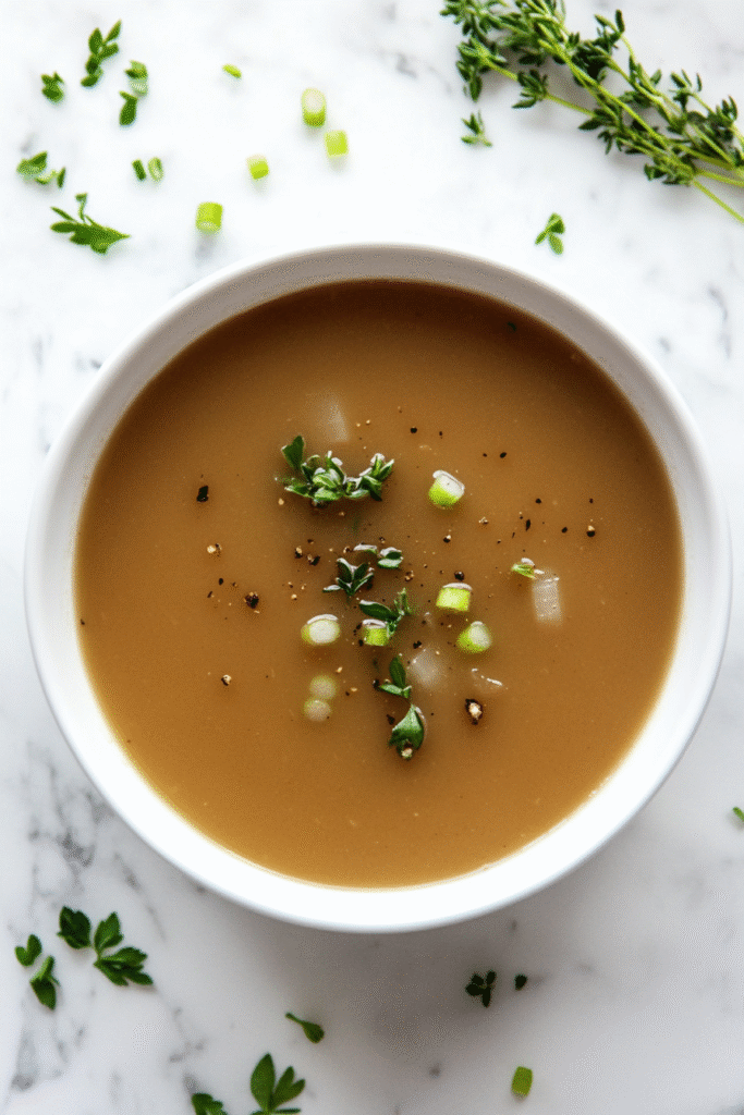 Christmas Vegan French Onion Soup