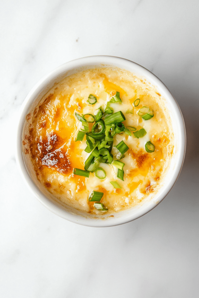 Low-Carb French Onion Soup with Melted Cheese