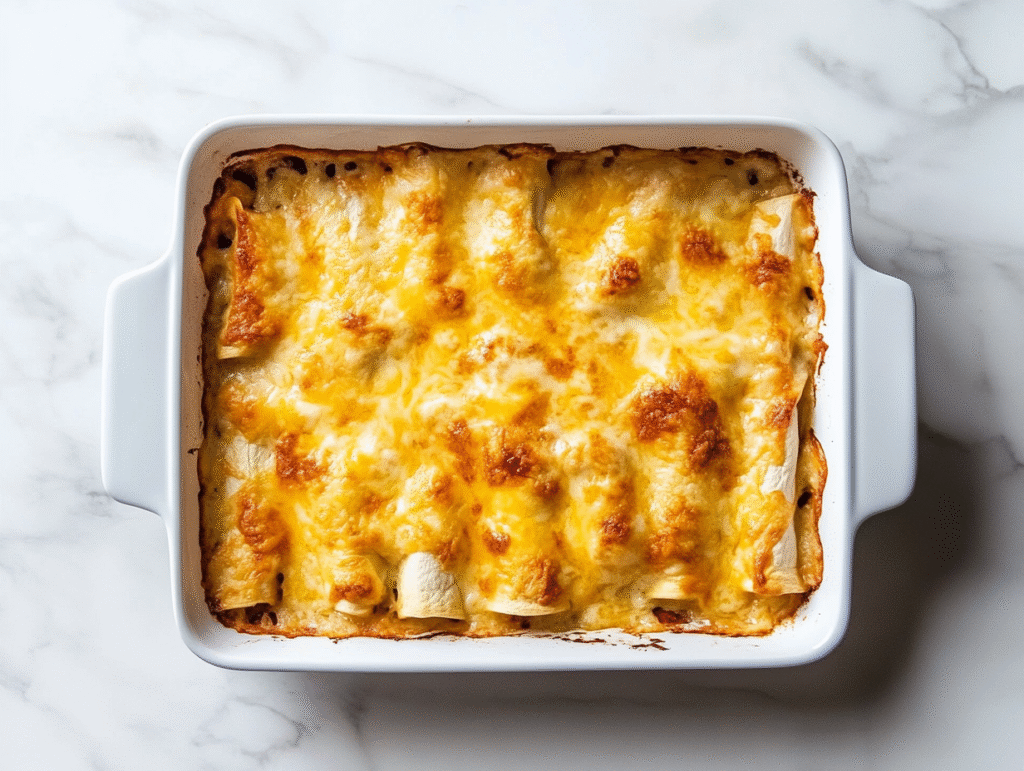 Cheesy Chicken Enchiladas in Just 40 Minutes!