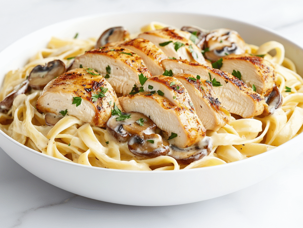 Delicious Chicken Fettuccine Alfredo Recipe in 30 Minutes!