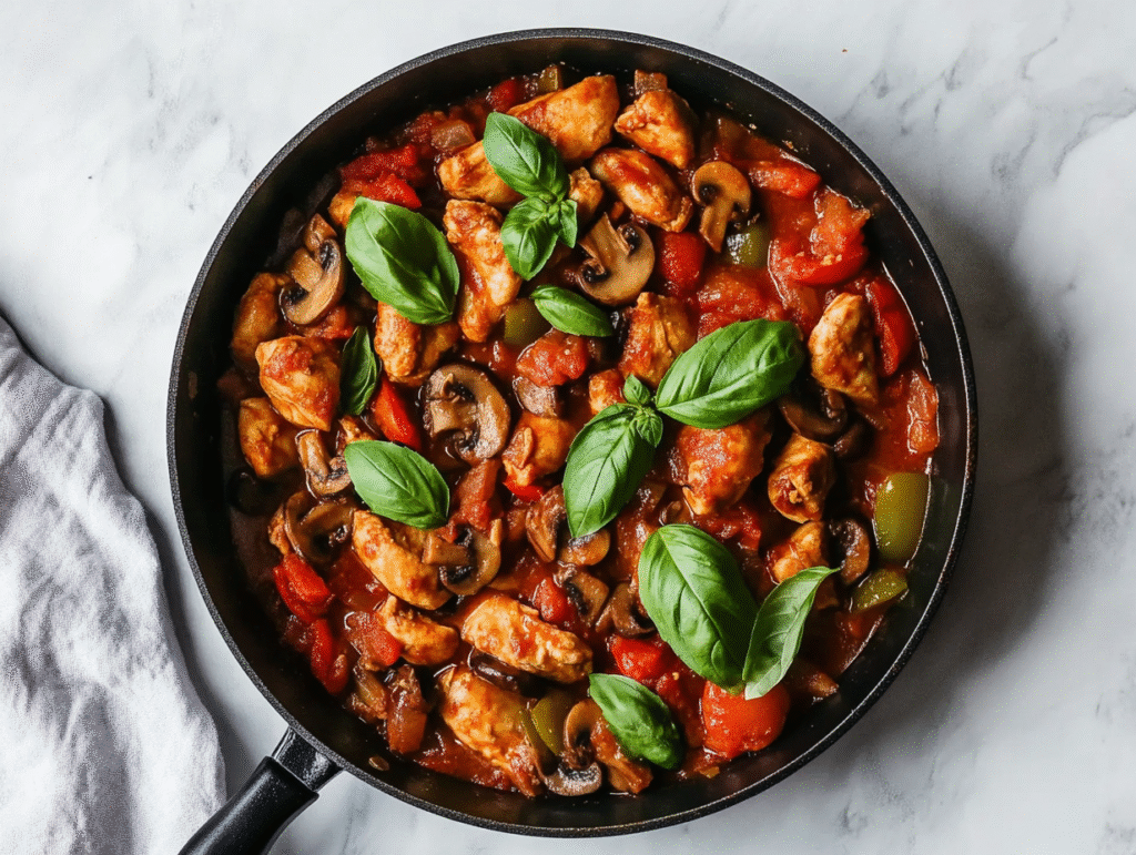 Delicious Chicken Cacciatore Recipe for Dinner!