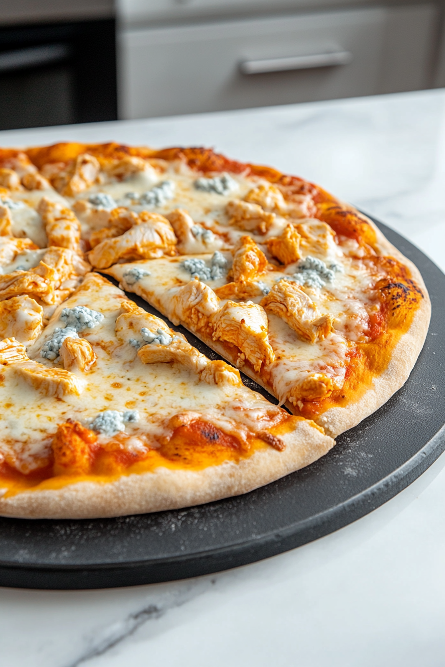 Easy Buffalo Chicken Pizza in 25 Minutes