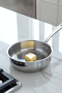 Melt butter in a medium saucepan over medium heat.