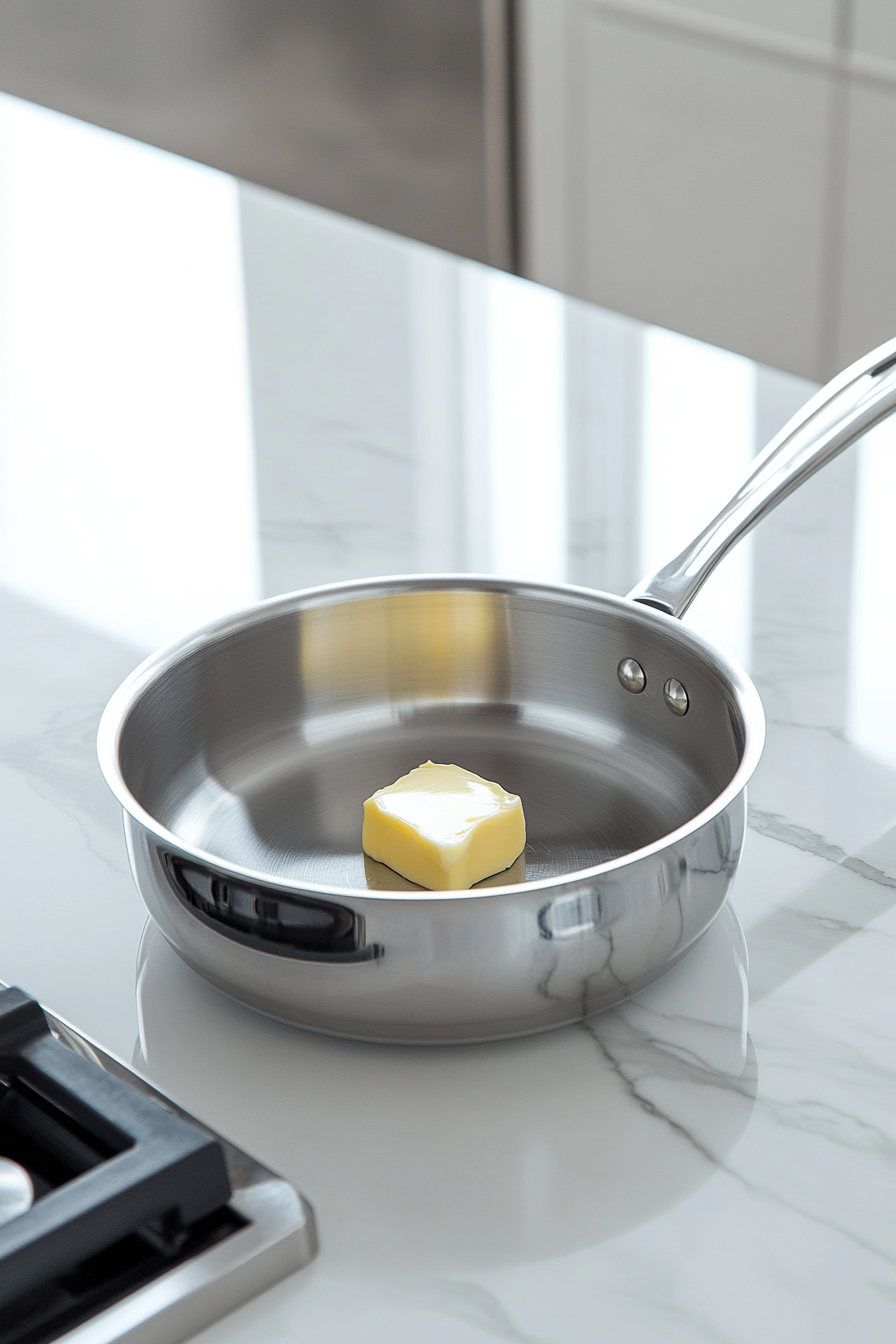 Melt butter in a medium saucepan over medium heat.