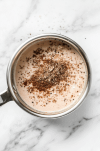 Season with black pepper to taste.