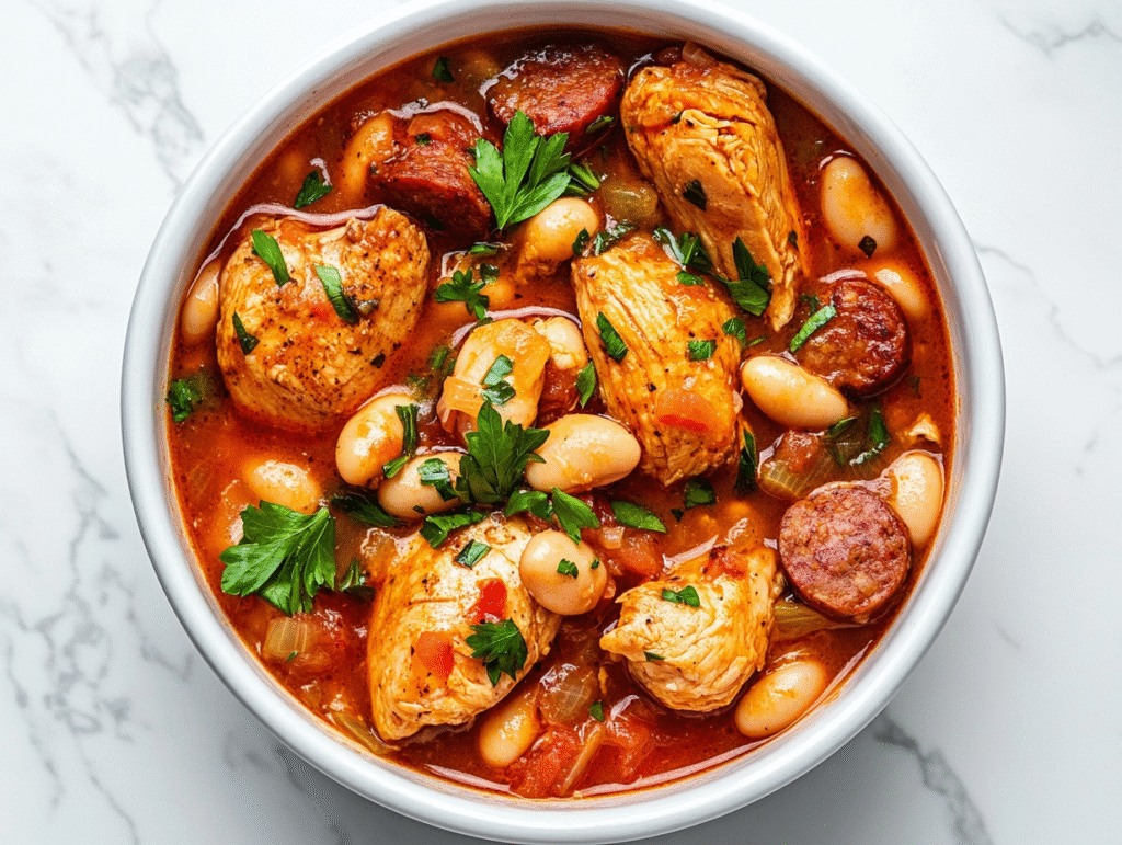 Authentic Chicken Cassoulet Recipe!